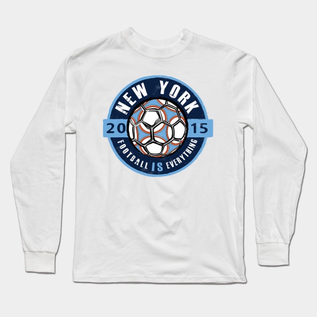 Football Is Everything - New York City Vintage Long Sleeve T-Shirt by FOOTBALL IS EVERYTHING